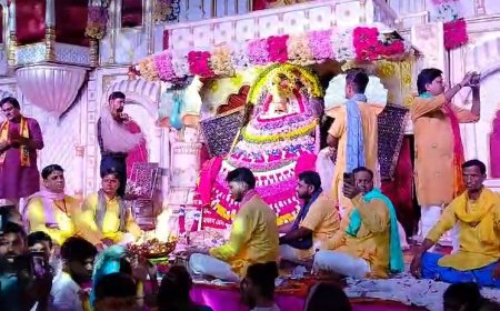 हारे के सहारे का सजाया दरबार झूम उठे श्रृद्धालु