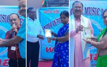 लता मंगेशकर की 95 वें जन्म दिन पर  विधानसभा अध्यक्ष वासुदेव देवनानी ने इल्मस सदस्यों को लायंस ट्रॉफी से सम्मानित करते हुए कहा संगीत तनाव मुक्ति के लिए जरूरी