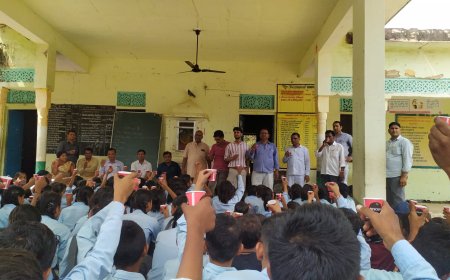 नेवरी में सभी ने पिया बड़े चाव से,आयुर्वेद का काढ़ा