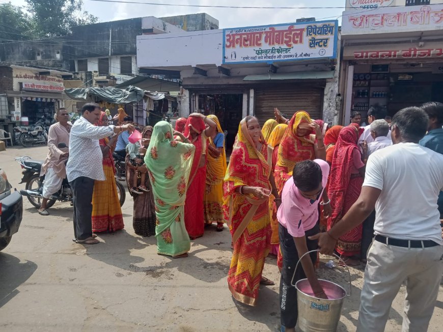 बालाजी महाराज के जयकारों के साथ दूसरी पदयात्रा हुई रवाना