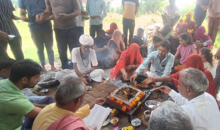 अवैध ब्लास्टिंग के विरोध में 100 वे दिन भी किसानों का धरना जारी