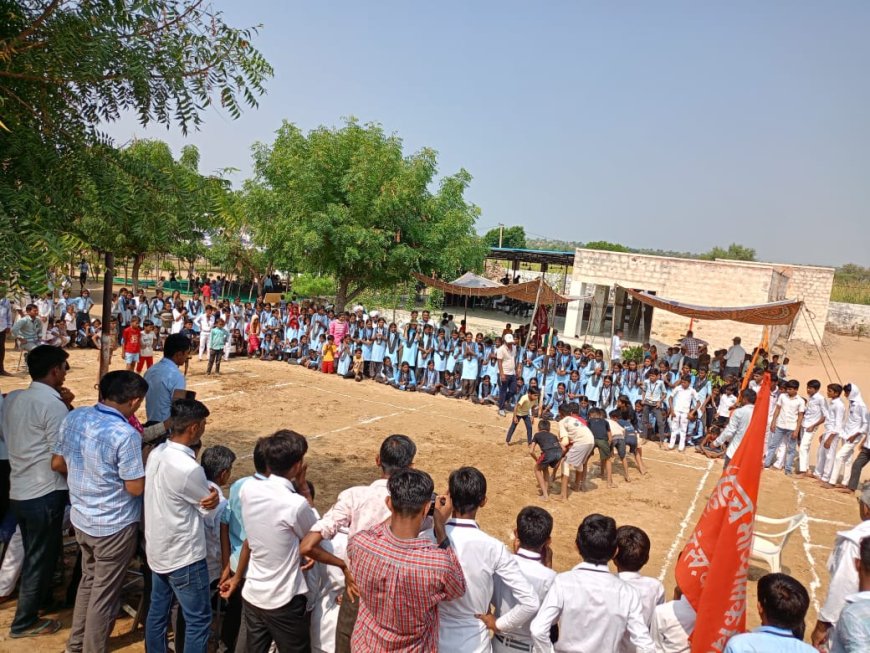 पाबूबेरा में हुआ पंचायत स्तरीय खेलकूद प्रतियोगिता का शुभारंभ