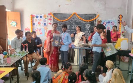 पीएम श्री विद्यालय प्रखर राजस्थान कार्यक्रम में निपुण मेले का हुआ आयोजन, आईडी कार्ड किए वितरित