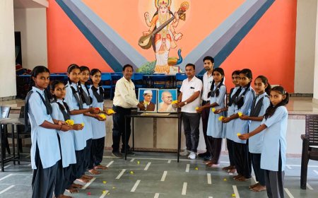 दुजाना के बालिका विद्यालय में मनाई गाँधी व शास्त्री जी की जयंती