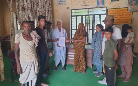 गांधी जयंती पर 16 ग्राम पंचायतों में सामाजिक मुद्दों के समाधान हेतु लिखित प्रार्थना पत्र सौंपे