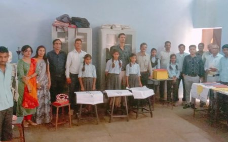 सकट के पीएम श्री स्कूल में विज्ञान मेले का हुआ आयोजन, विधार्थीयो ने लगाई विज्ञान प्रदर्शनी