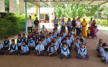 राजकीय विद्यालय आकदडा बना सैलानियों का पहली पसंद