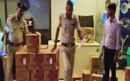 अलवर में आबकारी विभाग की छापेमार कार्यवाही, एक्सपायरी डेट की बीयर पकड़ी