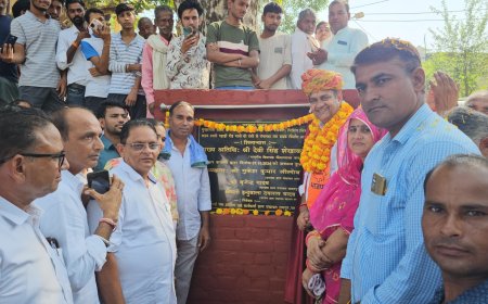 बानसूर विधायक देवीसिंह शेखावत ने  ग्राम पंचायत रामपुर और सबलपुरा में 2.27  करोड़ रूपये के विकास कार्यों का किया शिलान्यास