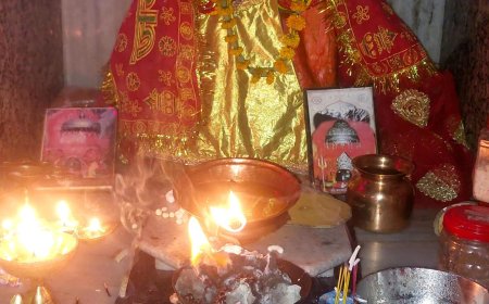 पोसाना में श्री कालका माता मन्दिर पर भजन संध्या