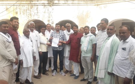 सांसद पर झूठे बोल के सरपंच संघ ने लगाएं आरोप,ज्ञापन सौंप जताया रोष