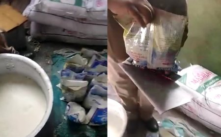 दूध के नाम पर बेचा जा रहा है मीठा जहर जोरों पर चल रहा है मिलावटी दूध का कारोबार