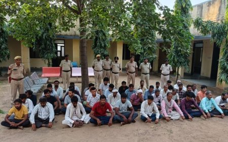 पुलिस ने 92 ठिकानों पर दबिश देकर 156 बदमाशों को पकड़ा