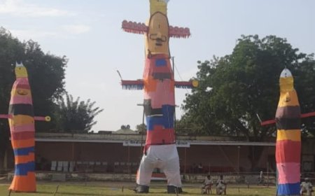 भाजपा पार्षदों ने ठेकेदार का भुगतान नहीं करने की रखी मांग:दशहरा पर बनवाए पुतलों में घटिया सामग्री लगाने का आरोप