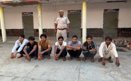 ऑनलाईन ठगी के मामले में 07 मुलजिम गिरफ्तार ,रिश्ते में निकले जीजा- साला- भाई