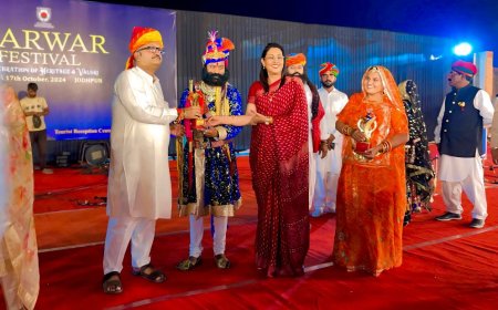 मारवाड़ समारोह का रंगारंग कार्यक्रम का आयोजन हुआ