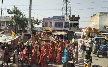 महर्षि वाल्मीकि जयंती, शोभा यात्रा के साथ मनाई