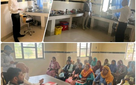 भामाशाह/NGO द्वारा दी गई CBC एवम् xray मशीन से सामुदायिक स्वास्थ्य केंद्र हमीराका में हो सकेगी खून की जांच व एक्स-रे