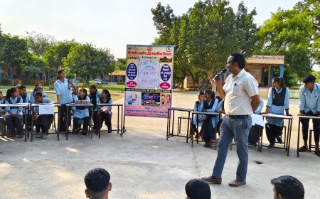 एक देश एक चुनाव विषय पर विधार्थियों के मध्य वाद विवाद प्रतियोगिता का आयोजन