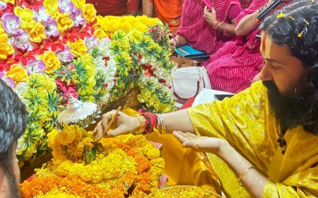 लोहार्गल वेंकटेश बालाजी मंदिर में  ब्रह्मोत्सव कार्यक्रम का आयोजन :पूजन हल्दी मंगल गीत का कार्यक्रम हुआ आयोजित