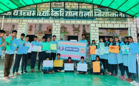 करुणा क्लब द्वारा पशु संरक्षण और जीवदया पर  पोस्टर प्रतियोगिता  आयोजित