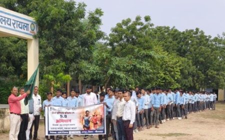 मैराथन दौड़ से दिया, फिट इंडिया का संदेश:  फिट इंडिया फ्रीडम रन में दौड़े 500 छात्र छात्राएं