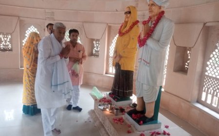 दौसा विधानसभा क्षेत्र से भाजपा प्रत्याशी जगमोहन मीणा पहुंचे अपने पैतृक गांव खोहरा,धोलाकुँआ