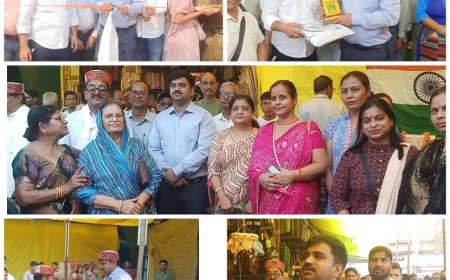 तिब्बती रिफूजी ल्हासा मार्केट का जिला कलेक्टर श्रीनिधि बीटी ने फीता काटकर किया शुभारंभ