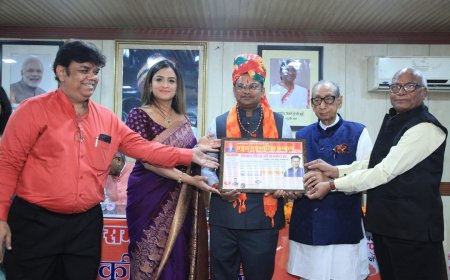 जयपुर के वरिष्ठ पत्रकार साथी नीरज अजमेरा को भेंट किया  स्वर्गीय श्रीरामजस सोडाणी स्मृति - जर्नलिस्ट ऑफ़ द ईयर अवार्ड 2024