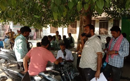 ट्रैक्टर की टक्कर से एक युवक की मौत