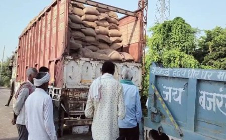 तीन ग्राम पंचायतों में एफ़सीआई के ठेकेदार ने सप्लाई किए भीगे हुए गेहूं,  मचा हड़कंप