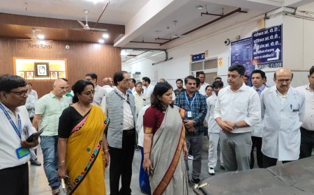 प्रमुख शासन सचिव ने किया भरतपुर के आरबीएम अस्पताल का निरीक्षण स्वास्थ्य सेवाओं में सुधार के दिए निर्देश