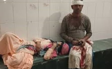 खेत पर काम कर रहे युवक पर पड़ौसियों ने कुल्हाड़ी से किया हमला: बाप-बेटी घायल