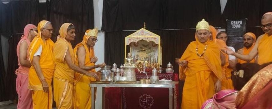 48 दिवसीय भक्तामर पाठ विधान पूजा के साथ हुआ संपन्न