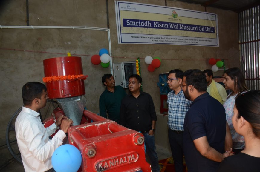 स्मृद्ध किसान वाल फार्मर प्रोड्यूसर कंपनी ने बहरोड़, राजस्थान में सरसों तेल प्रसंस्करण इकाई का उद्घाटन