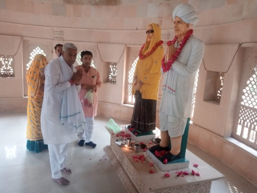 दौसा विधानसभा क्षेत्र से भाजपा प्रत्याशी जगमोहन मीणा पहुंचे अपने पैतृक गांव खोहरा,धोलाकुँआ