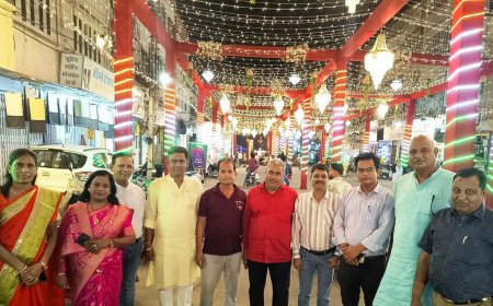 दीपावली सजावट में नेताजी सुभाष मार्केट रहा प्रथम, यूनेस्को द्वारा दीपावली सजावट प्रतियोगिता 2024