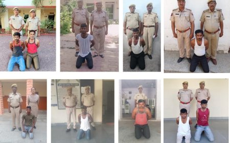 बालोतरा पुलिस ने डोमिनेशन कर चलाया धड़पकड़ अभियान:  24 टीमों ने 40 जगह दी दबिश