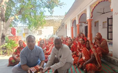 तुलसी विवाह महोत्सव: चारभुजा जी को भेजी लग्न पत्रिका