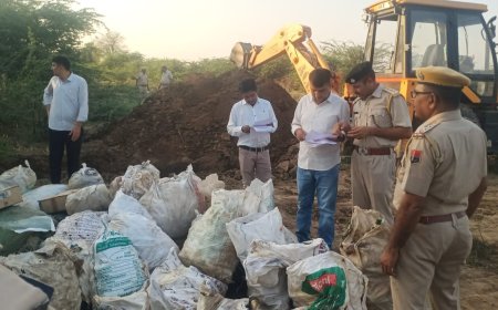 तखतगढ़ 33 मुकदमों में जब्त की गई शराब को किया गया नष्ट