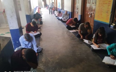 श्री भगत जी रामायण प्रचार मंडल द्वारा परीक्षा का हुआ आयोजन