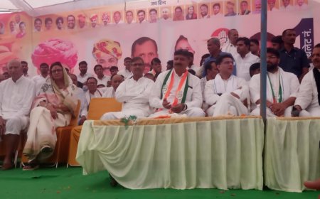 कांग्रेस प्रत्याशी आर्यन जुबेर के समर्थन में कांग्रेस के नेता सचिन पायलट ने किया जनसभा को संबोधित