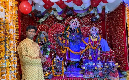 चौपड़ बाजार स्थित जगन्नाथ मंदिर में देवउठनी एकादशी पर मनाया श्याम बाबा का जन्मउत्सव