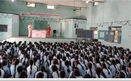 पीएमश्री राबाउमावि तखतगढ़ में माहवारी स्वच्छता प्रबन्धन जागरूकता कार्यक्रम आयोजित