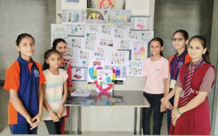 बाल दिवस के अवसर पर स्कूल के बच्चों ने दिखाई अपनी प्रतिभा