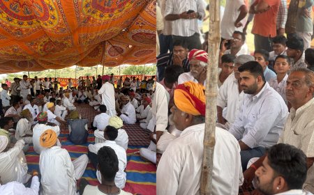 जैसलमेर के बईया गांव में ओरण और गौचर बचाने की लड़ाई तेज, ग्रामीणों के साथ धरने पर बैठे शिव विधायक रविन्द्र सिंह भाटी