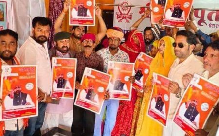 सुखदेव सिंह गोगामेडी की पत्नी राष्ट्रीय अध्यक्ष शीला गोगामेडी ने मूर्ति अनावरण कार्यक्रम का दिया निमंत्रण