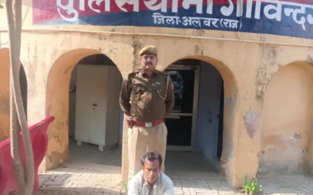 गोविंदगढ़ पुलिस की  हरसौली मे कार्यवाही: एक साइबर ठग गिरफ्तार, मोबाइल जब्त