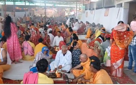 पारीक समाज का सामुहिक यज्ञोपवीत संस्कार संपन्न