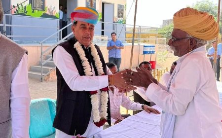 संसदीय कार्य मंत्री ने जोधपुर में 161.01 लाख रुपए की लागत के विकास कार्यों का किया शिलान्यास